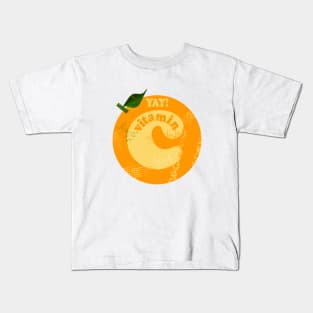 Yay vitamin c Kids T-Shirt